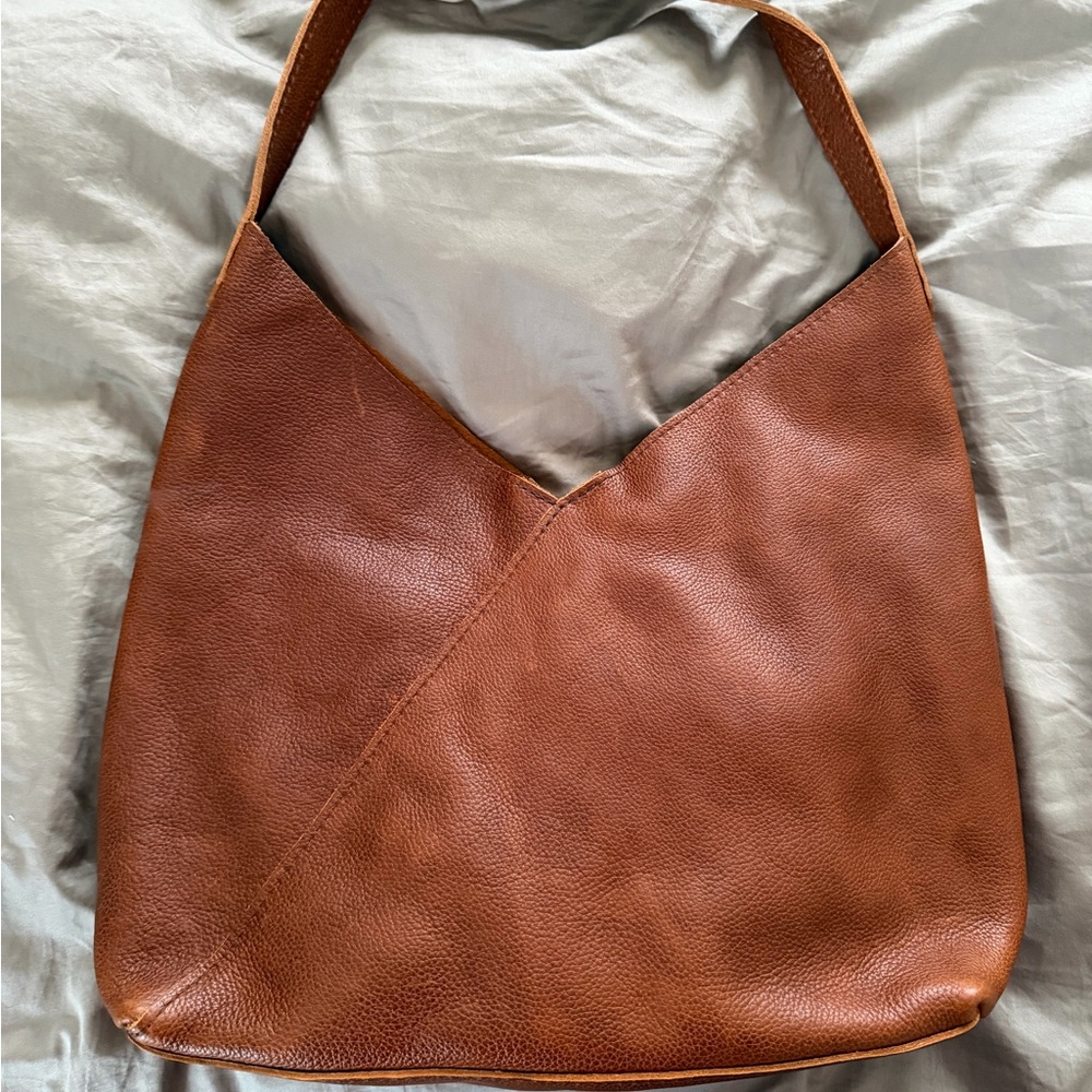 NWT Portland Leather Goods Oversized Naomi Durango Shoulder Bag - Picture 2 of 5